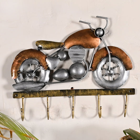 Brown Bike Key Holder for Wall Hanging (26.67* 33.02 * 20)
