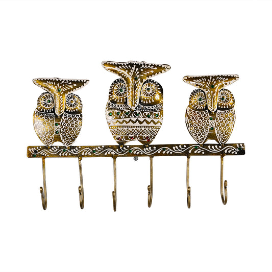 Brown Owl Key Holder for Home & Office (35.56* 22.86 * 10)