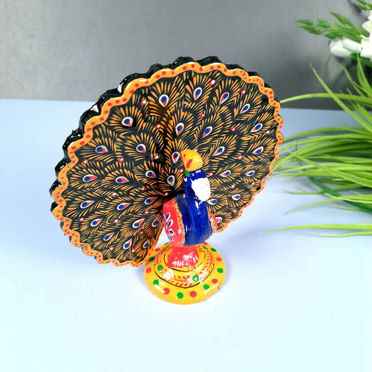 Dancing Peacock Artificial Deco