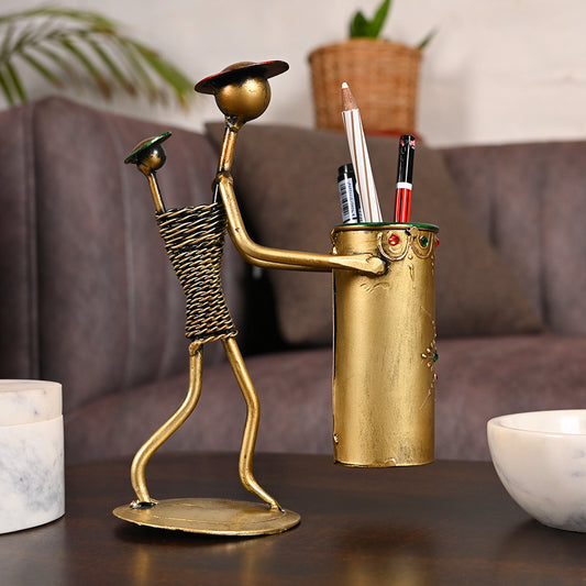 Golden Lady Baby Pen Stand for Office Desk (13.97* 10.16 * 20.32)