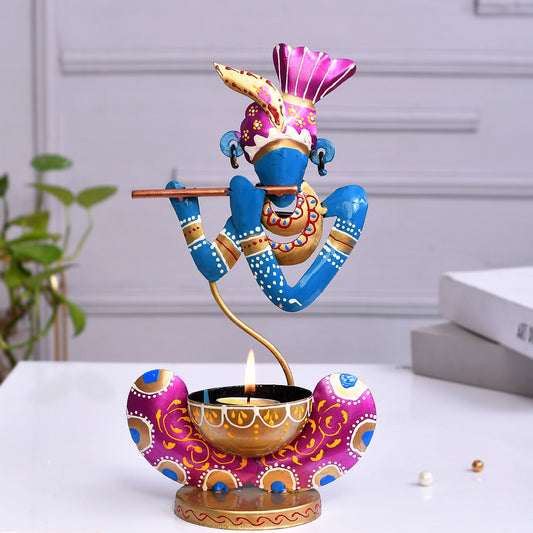 Multicolor Murli Krishna T-Lite Home Decor (15* 10 * 30)