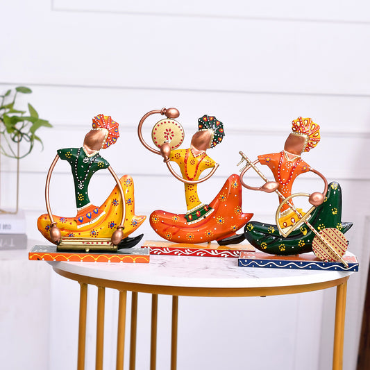 Multicolor Nagpuri Musician Light Color Set (17.78* 7.62 * 20.32)