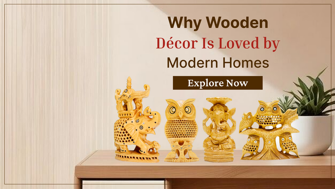 The Timeless Story of Wooden Décor — From Ancient Craft to Modern Homes