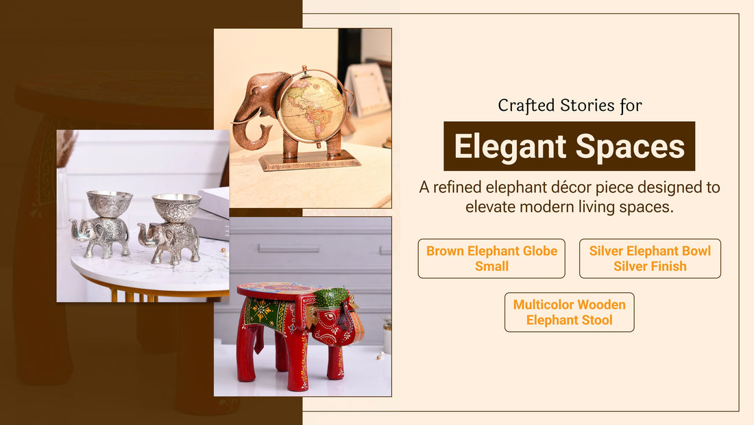 Crafted Stories for Elegant Spaces | Elephant Décor by Sanvi Craft