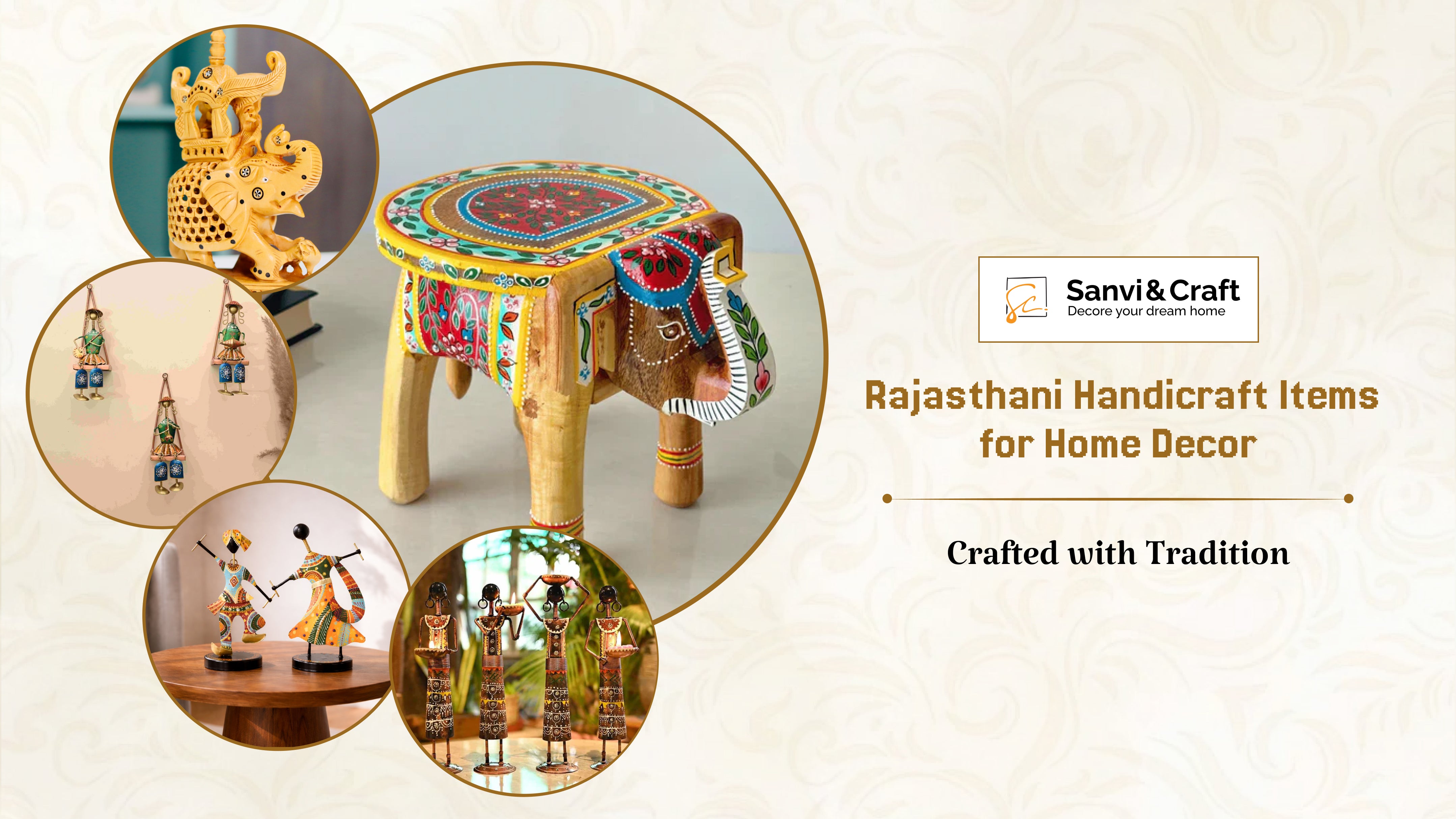 Traditional Rajasthani Handicraft Items for Home Decor – Sanvi and Craft