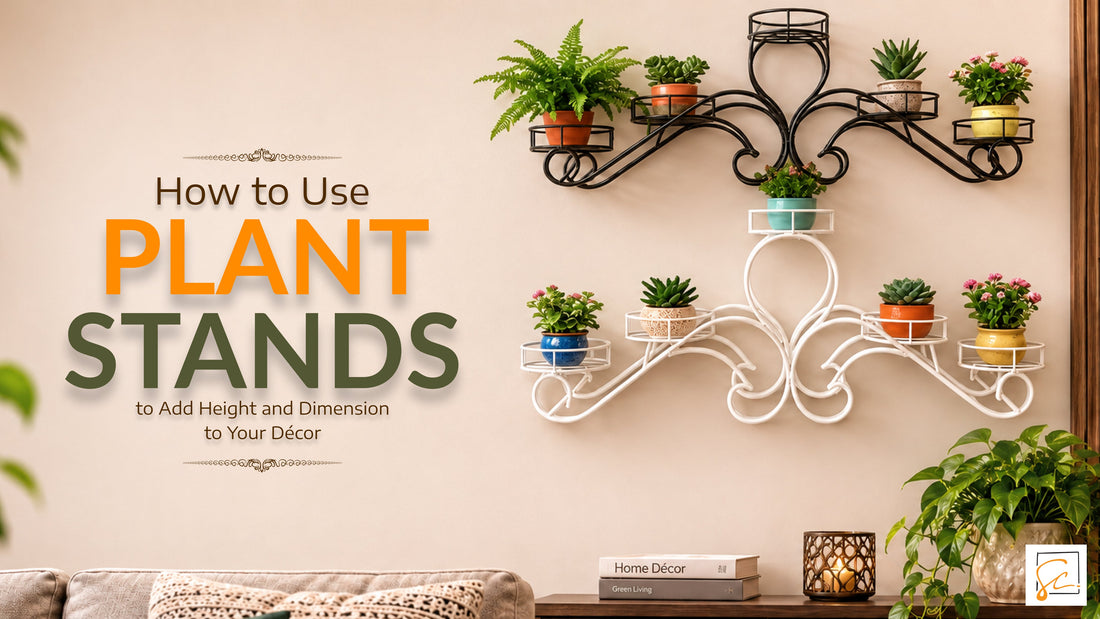 How to Use Plant Stands to Add Height and Dimension to Your Decor