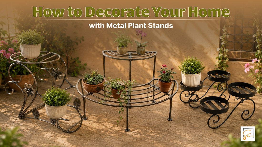 How to Decorate Your Home with Metal Plant Stands