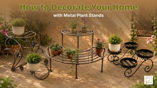 How to Decorate Your Home with Metal Plant Stands