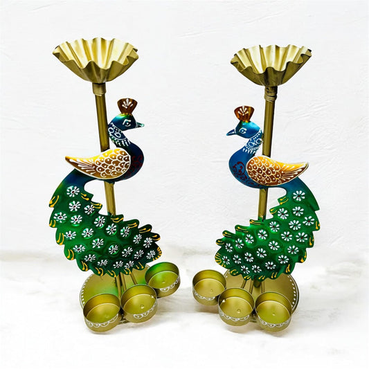 Elegant Metal Tealight Candle Holder – Sanvi Craft
