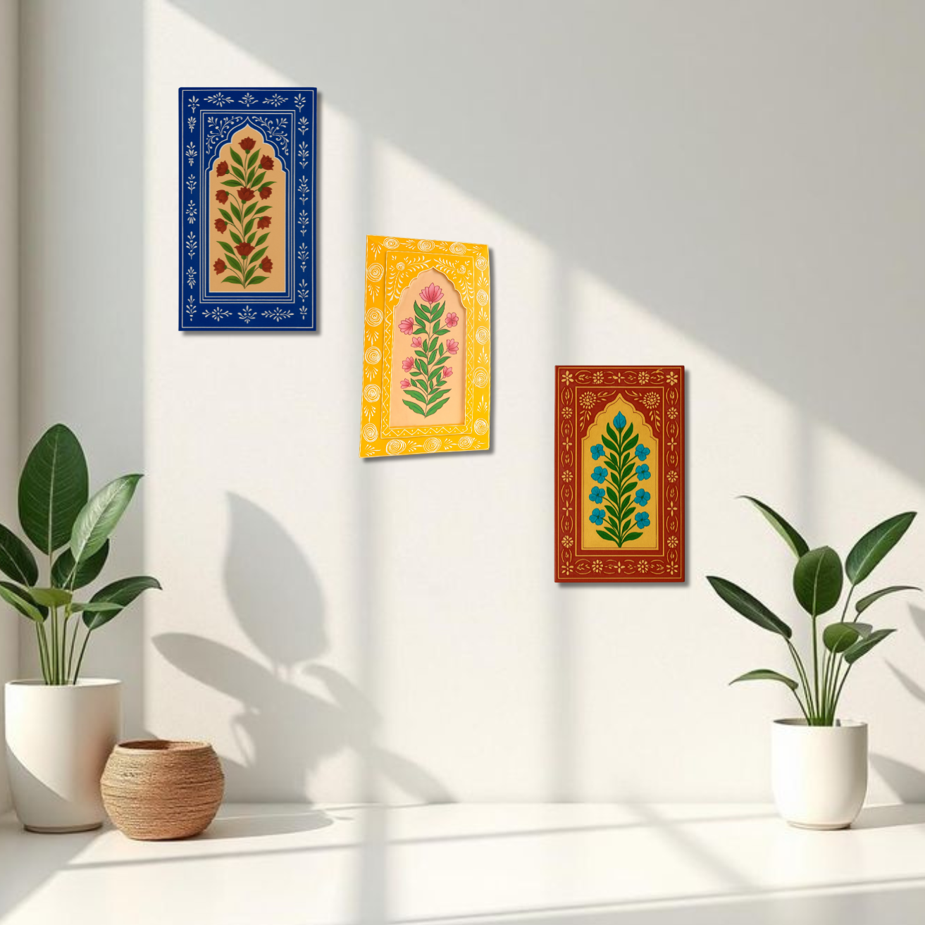 Classic Handpainted Wooden Wall Frames – Sanvi and Craft