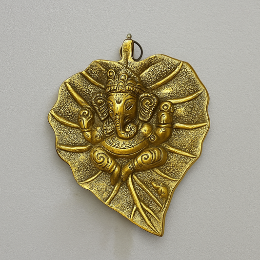 Pan leaf Ganesh idol