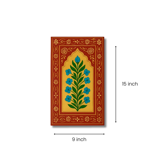Red Handpainted Wooden Wall Frame