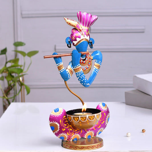 Multicolor Murli Krishna T-Lite Home Decor (15* 10 * 30)
